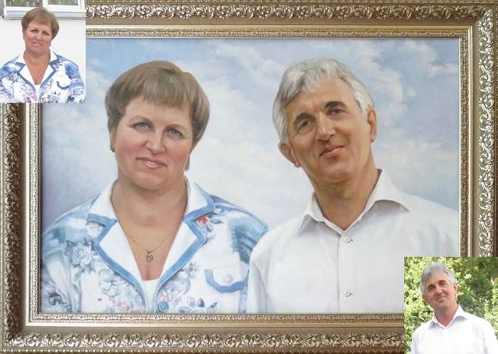 Картина портрет маслом 4